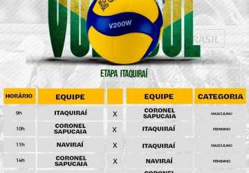 Itaquiraí recebe etapa da Copa Conesul de Voleibol neste final de semana 