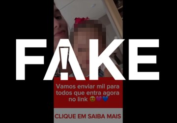 É #FAKE vídeo de Virginia Fonseca ao lado de filha anunciando PIX de R$ 1 mil para seguidores; trata-se de golpe