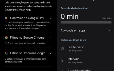 Celulares permitem controlar tempo e atividade de crianças na internet; veja como ativar proteção