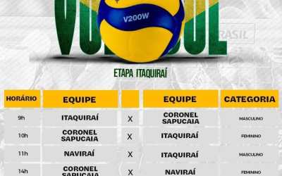 Itaquiraí recebe etapa da Copa Conesul de Voleibol neste final de semana 