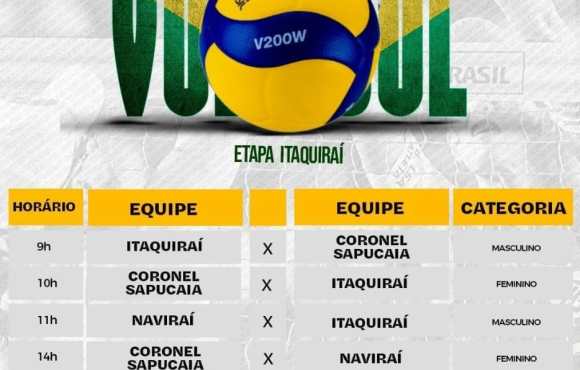 Itaquiraí recebe etapa da Copa Conesul de Voleibol neste final de semana 