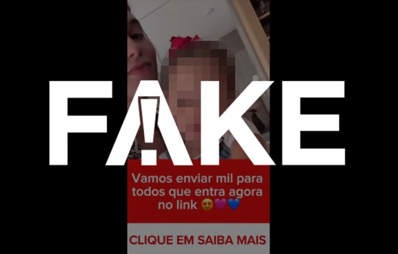 É #FAKE vídeo de Virginia Fonseca ao lado de filha anunciando PIX de R$ 1 mil para seguidores; trata-se de golpe